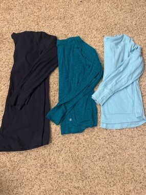 tek gear Light Blue Hooded Pullover Sweater